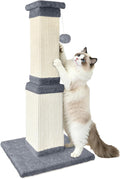 Cat Scratching Post for Indoor Cats, 32Inch Sisal Cat Scratcher