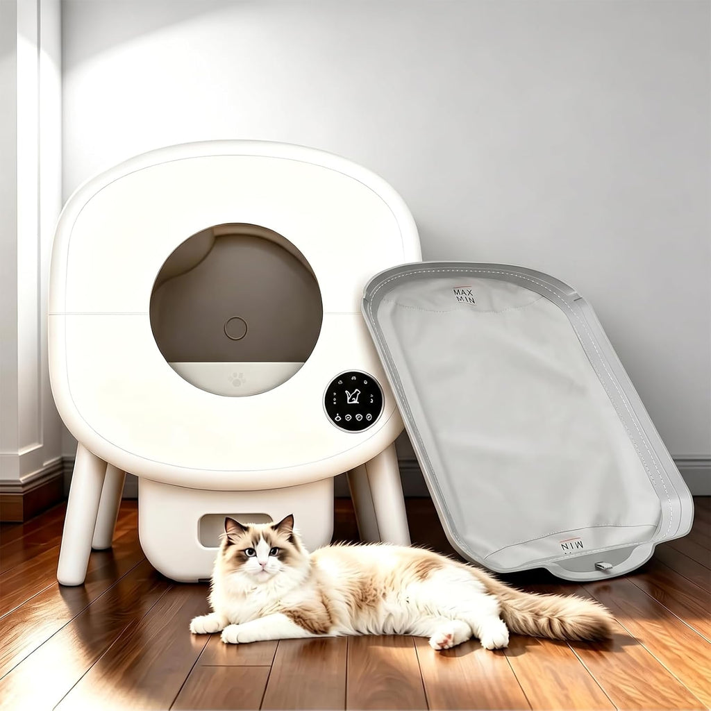 Waterproof Pad for Self Cleaning Litter Box (Two Pack) | Washable Removable Cat Litter Box Pad, Leak-Proof Replacement Liner Accessories