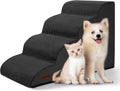 Aodisman Dog Steps for Bed or Couch,4-Step Pet Stairs Ramp for Small Dogs