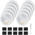 20-Pack Upgraded Filter Units 3.0 for Pet Water Fountains Eversweet 2S/3/3 Pro,Eversweet Solo/Solo SE & CYBERTAIL, Replacement Filters (10 Filter+ 10 Foam+1 Brush)