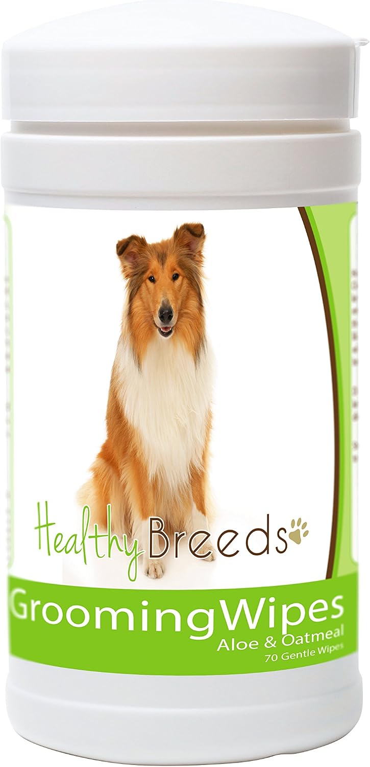 Healthy Breeds Collie Grooming Wipes 70 Count