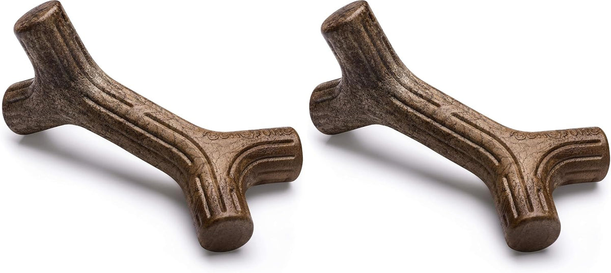 Benebone Maplestick Real Wood Durable Dog Chew Toy, Made in USA, Large (Pack of 2)