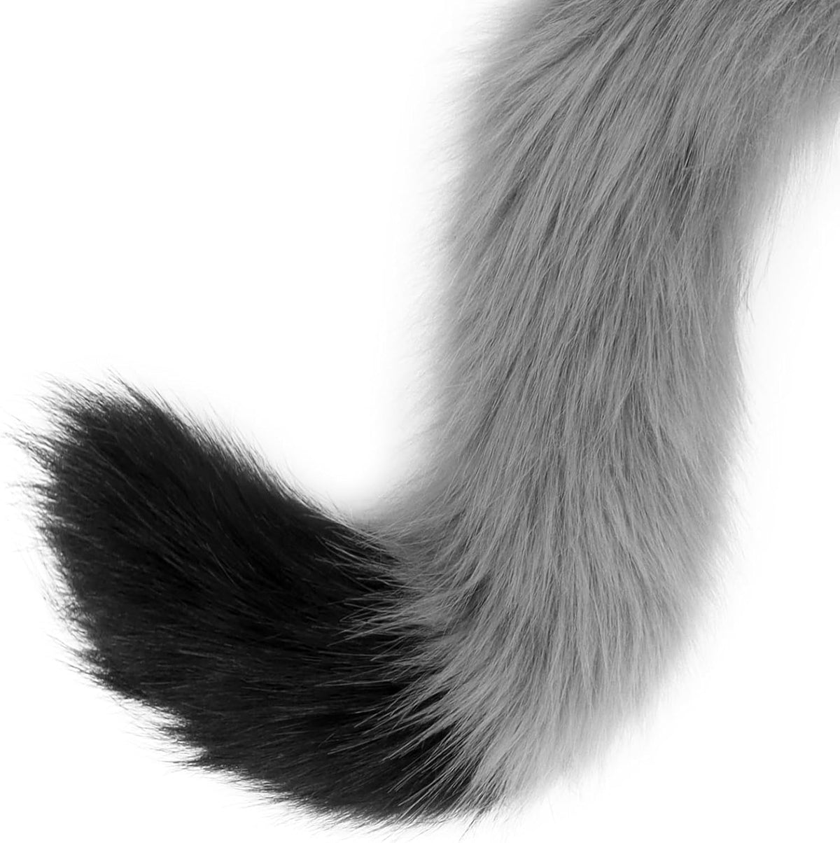 COSYEARS Faux Fur Fox Wolf Tail Animal Dog Furry Tails for Halloween Party Cosplay Accessory
