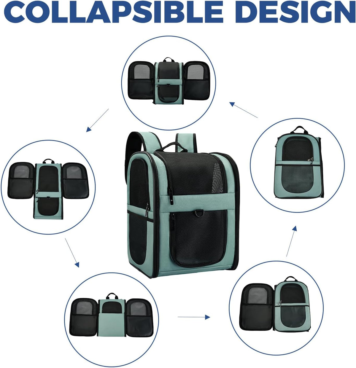 Apollo Walker Cat Backpack Carrier, Support Frame, 16 lb Weight Capacity