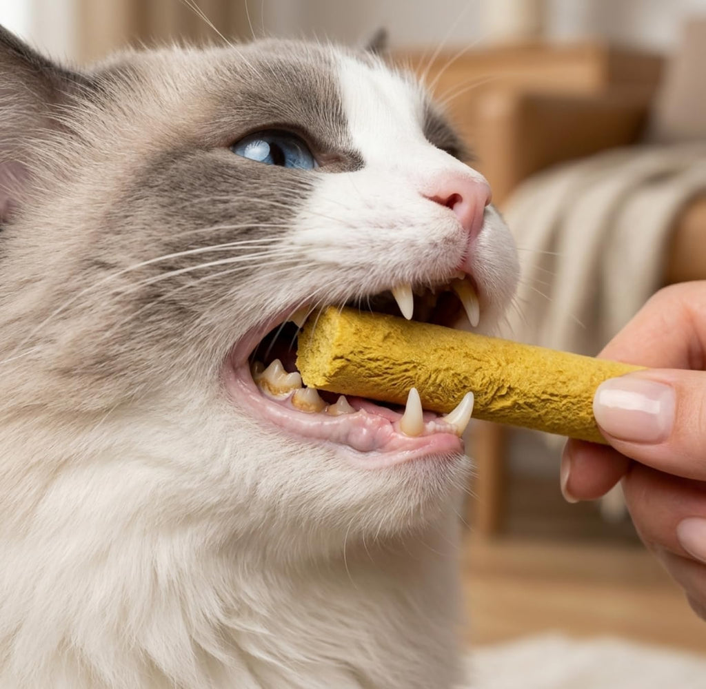 Freeze Dried Cat Chew Sticks Kitten Beef Treats No Grass 15pcs
