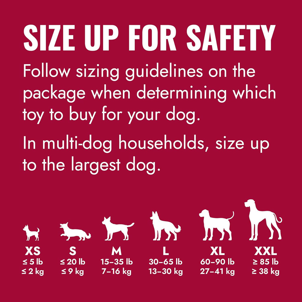 KONG Classic Stuffable Dog Toy, Natural Rubber Chew, for Extra Large Dogs | Treat-Filling Fetch & Chew Toy with Erratic Bounce, Made from KONG Durable Natural Rubber for Extended Playtime