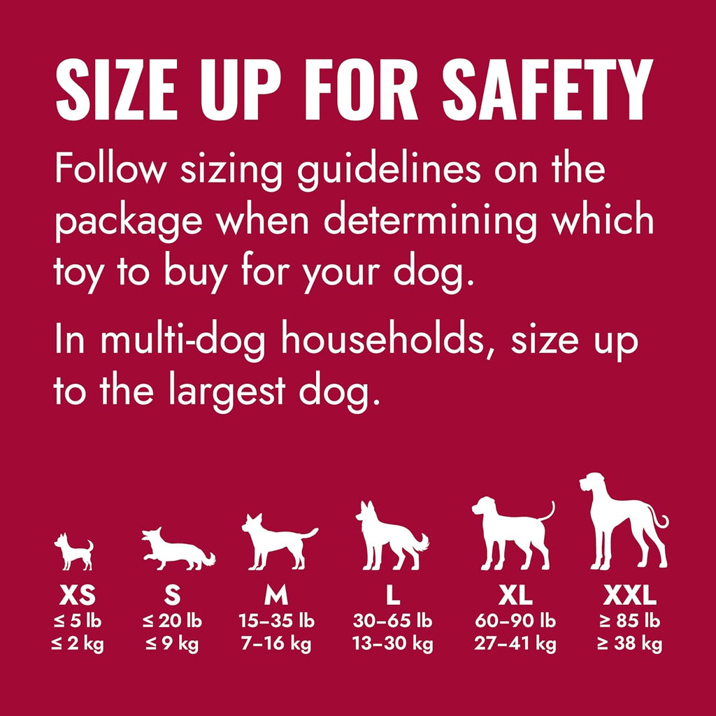 KONG Classic Stuffable Dog Toy, Natural Rubber, for Large Dogs (Pack of 2) | Treat-Filling Fetch & Chew Toy with Erratic Bounce, Made from KONG Durable Natural Rubber for Extended Playtime