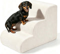 Dog Stairs for Small Dogs, 3-Steps Pet Ramp for Couch Bed, 15" H