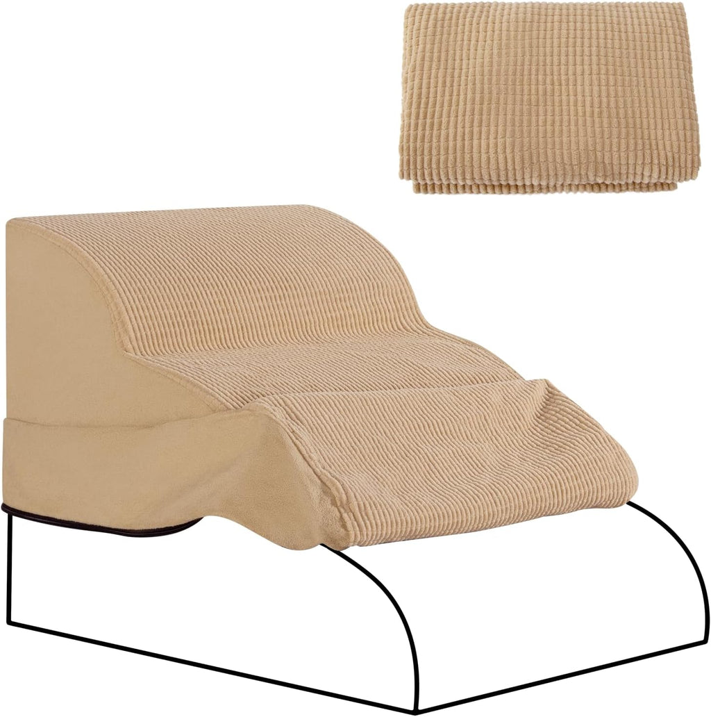 3-Step Dog Stairs Replacement Cover(for AODISMAN Pet Ramp Only),Khaki