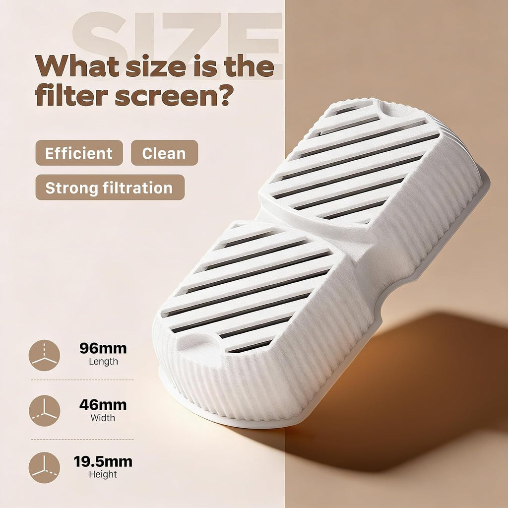 GROOKPET Dog Water Fountain Filters: 12 Dog Fountain Filters