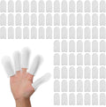 150 Pcs Cotton Finger Cots Dog Ear Wipes for Pet Ear Cleaning Cloth Finger Cots Fingers Covers Fingers Gloves Disposable for Nails Cleaning Dog Cat Teeth Cleanings Grooming Nail Trimming Precise Tasks