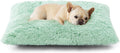 EHEYCIGA Fluffy Dog Crate Bed for Medium Dogs, Plush Crate Pad, Apple Green