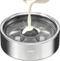 Feedoo Dog Lick Bowl with Rolling Ball, Double-Wall Stainless Steel