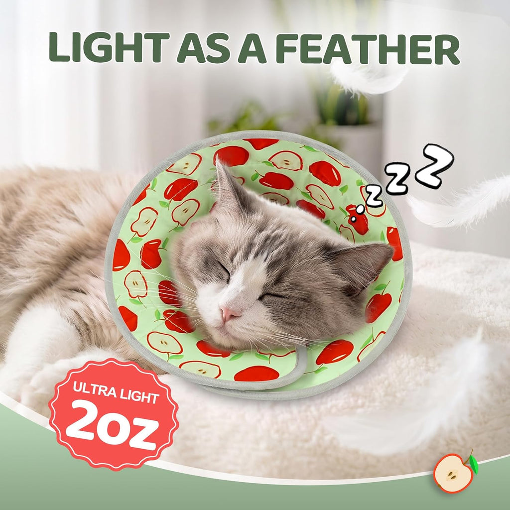 Adjustable Cat Cone Collar to Stop Licking After Surgery Recovery