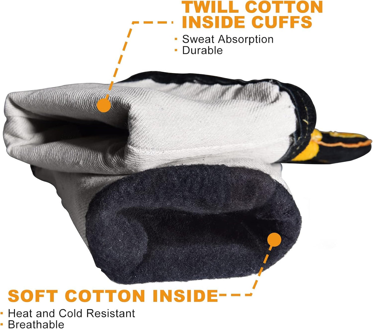 TOPDC Animal Handling Gloves, 16-Inch Bite & Scratch Resistant for Dog Cat