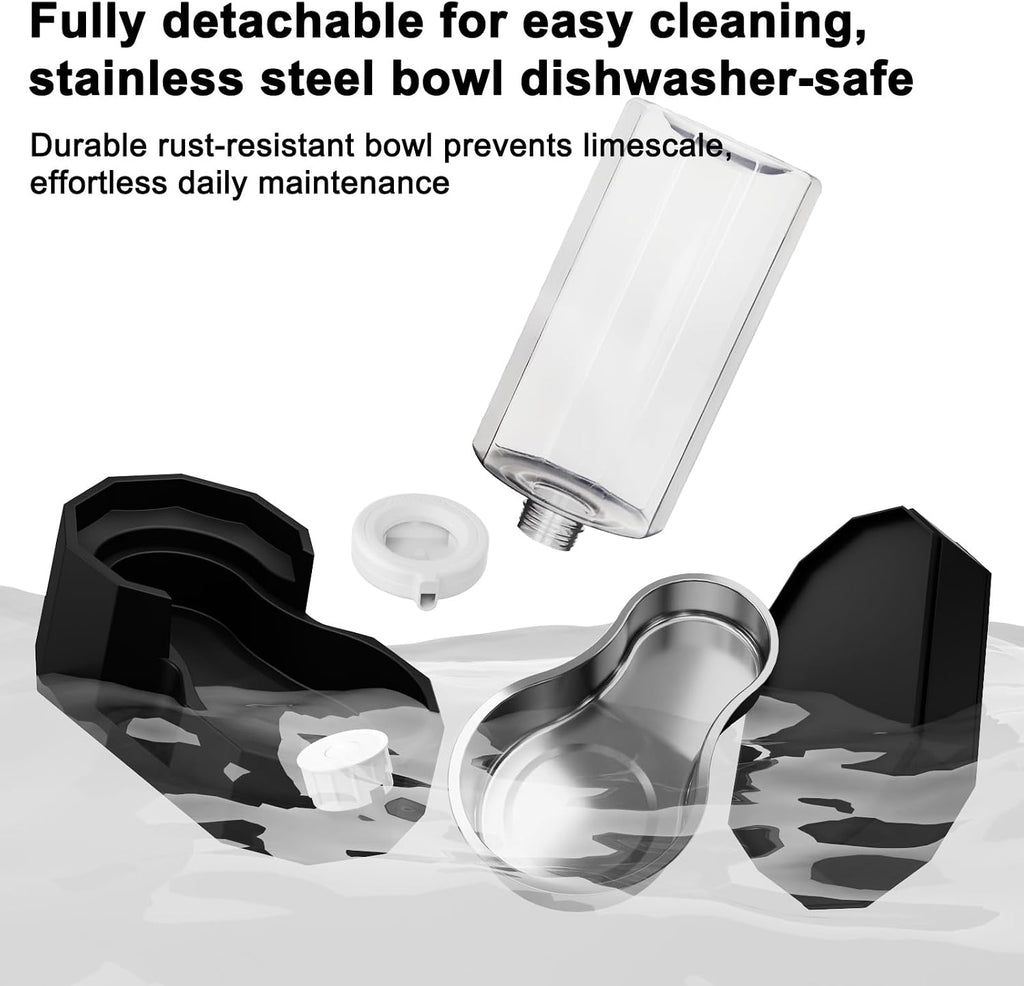 RIZZARI 9L Gravity Dog Water Dispenser: Elevated Filtered Station