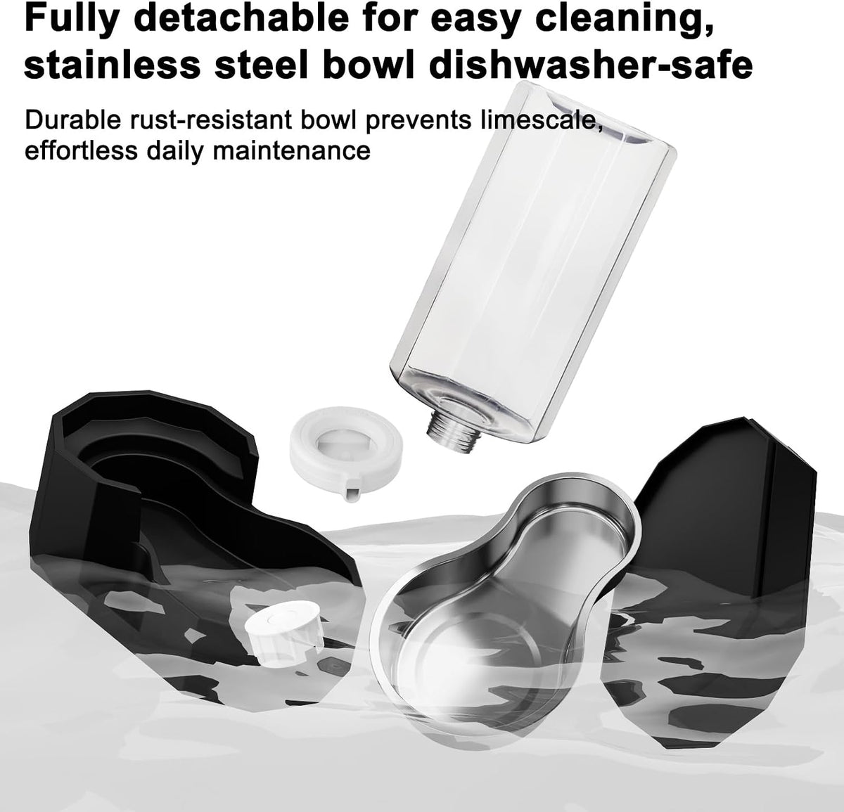 RIZZARI 9L Gravity Dog Water Dispenser: Elevated Filtered Station