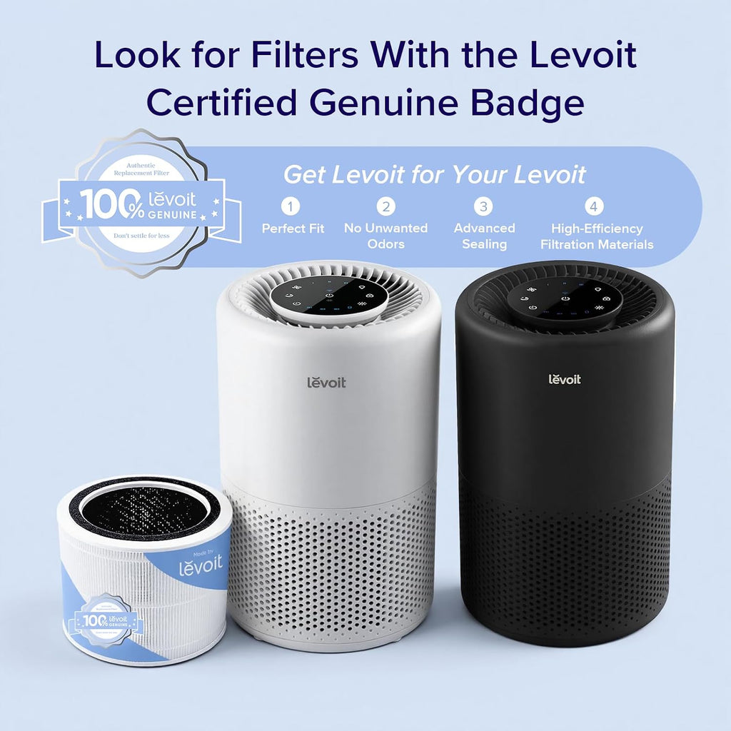 Levoit Core 200S-P Air Purifier Replacement Filter,Genuine Air Filter,1Pack