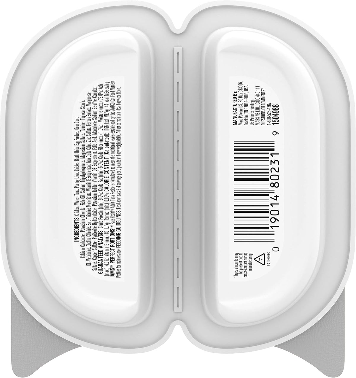 IAMS Perfect Portions Healthy Adult Pate Wet Cat Food, Tuna, 24 Count