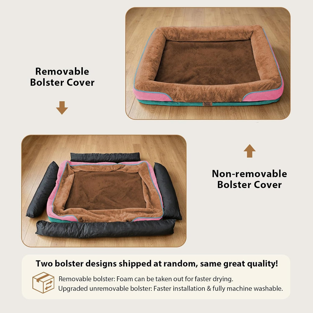 Chez Paw Waterproof Orthopedic XL Dog Bed for Large and Extra Large Dogs