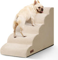 Aodisman Dog Stairs for High Beds,5 Step Pet Ramp for Dogs and Cats,22.4" H
