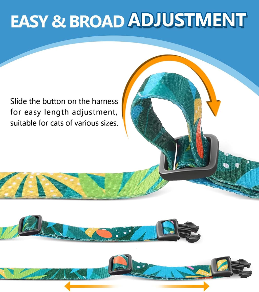 Halypet Cat Harness and Leash Set, Escape Proof Cat Harnesses