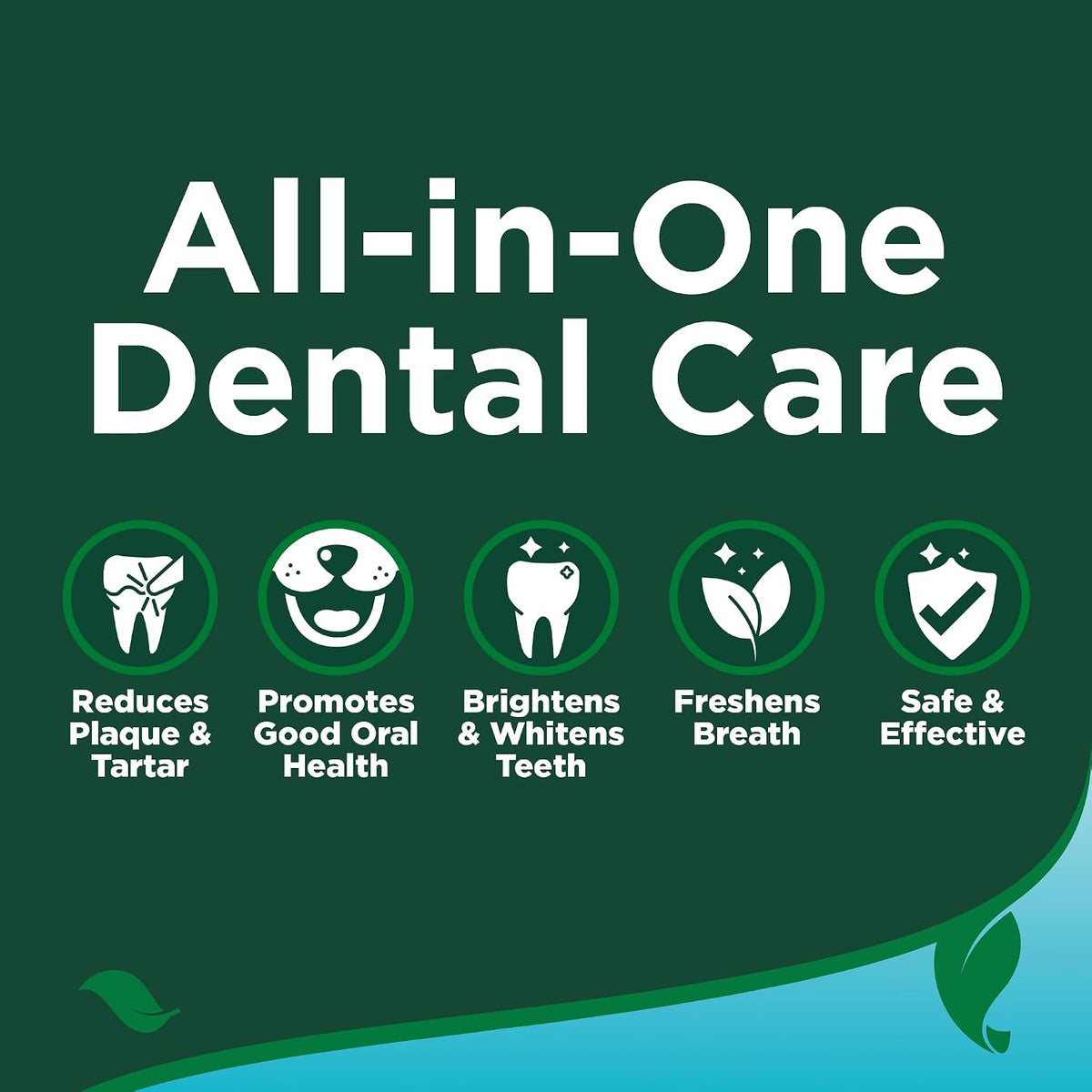 Vet's Best Dental Care Finger Wipes (2 Pack) for Dogs & Cats - 50ct