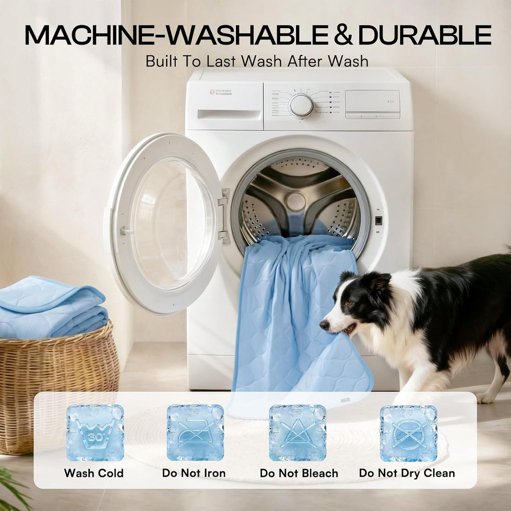 Luciphia Q-MAX 0.5 Cooling Dog Mat Blanket Waterproof Leakproof for Cats