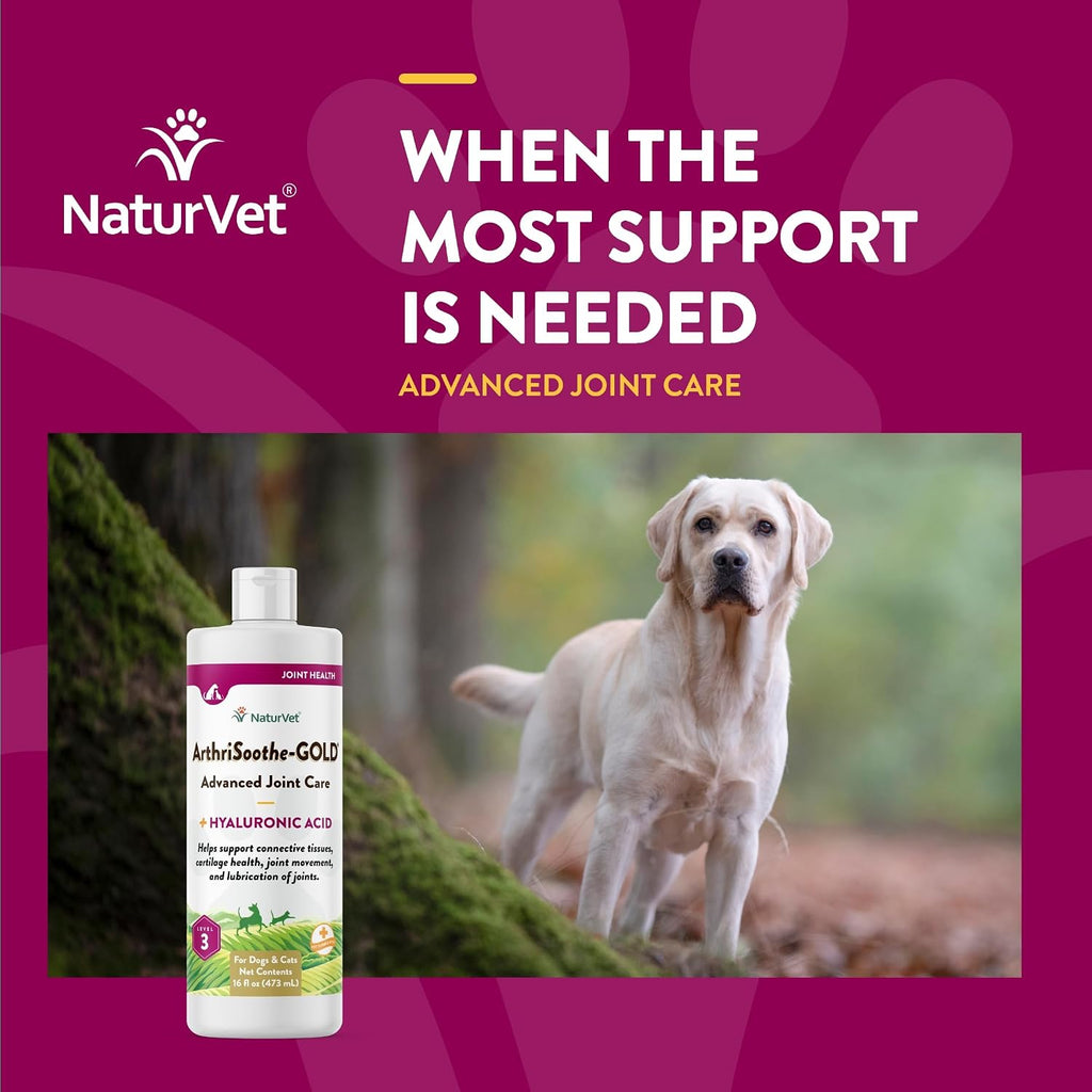 NaturVet – ArthriSoothe-Gold Advanced Care Liquid - 16 oz