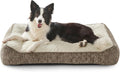 JOEJOY XL Orthopedic Dog Beds Large Sized Dog, Extra Thick Supportive Big Dogs Couch Bed with Sides, Ultra Soft Pet Bed Sofa for Large Dogs, Beige, 38''x28''