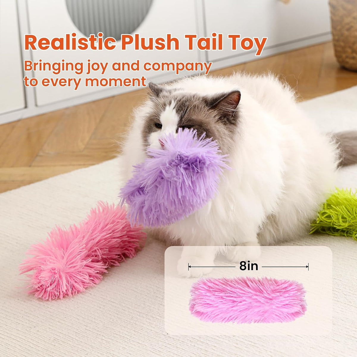 Cat Toys, 3 Pack Crinkle Catnip Pillow Toys for Indoor Cats