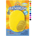 Bodhi Dog Shampoo Brush - Pet Grooming & Bath Supplies for Dogs and Cats - Bath Brush for Long & Short Hair - Premium Scrubber for Shower, Showerhead, Sprayer & Bathing (One Pack, Yellow)