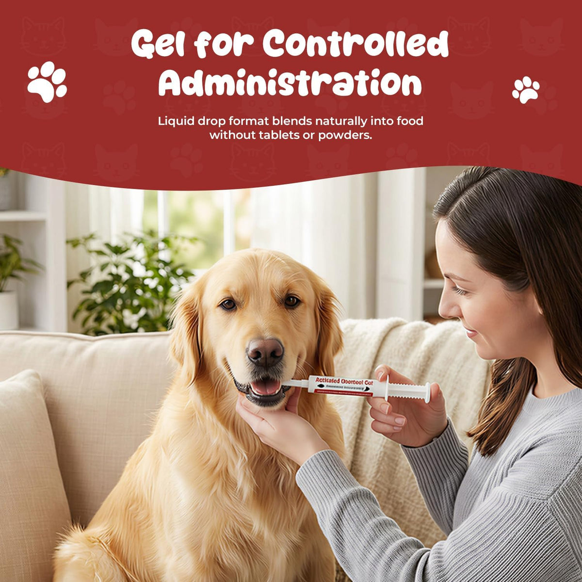 Activated Charcoal Paste for Dogs & Cats, Emergency Pet First Aid Support