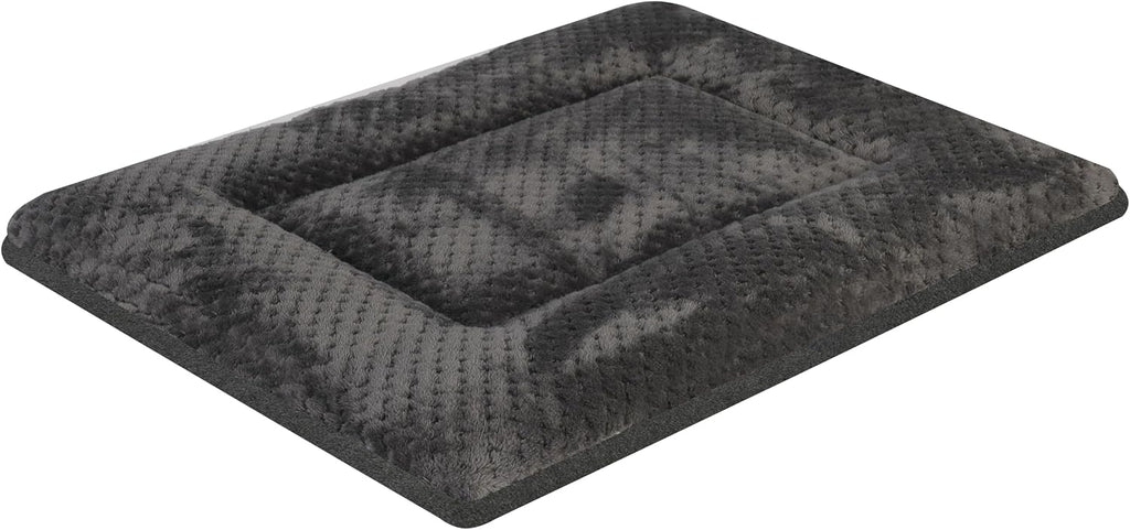 Dog Bed Mat 24x18, Dark Gray Small Dog Bed,Washable Dog Bed for Crate