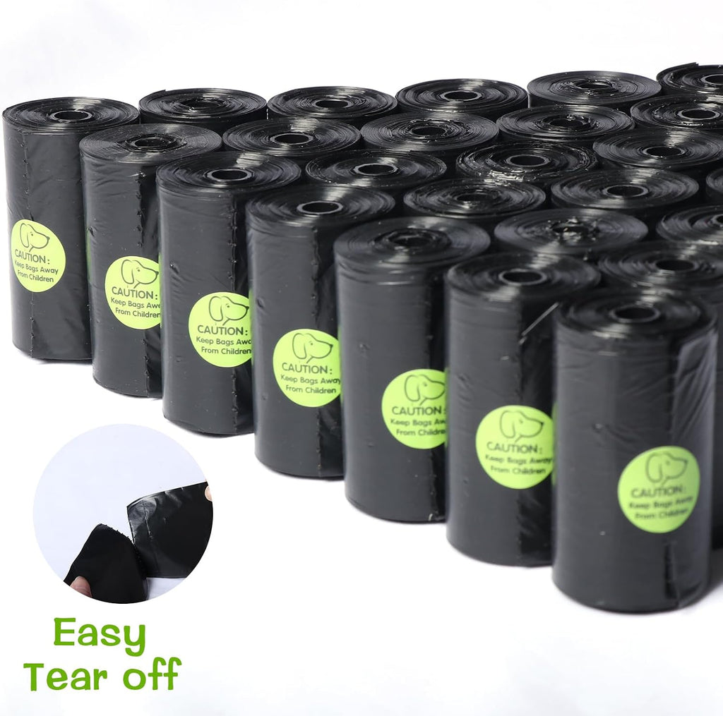 DREAM&GLAMOUR Dog Poop Bags,300 Count | value pack,Strong Poop Bags for Dogs,15 Rolls,20 Doggy Bag Per Roll,Each Measures 9 x 13 Inches,Guaranteed Leak-Proof