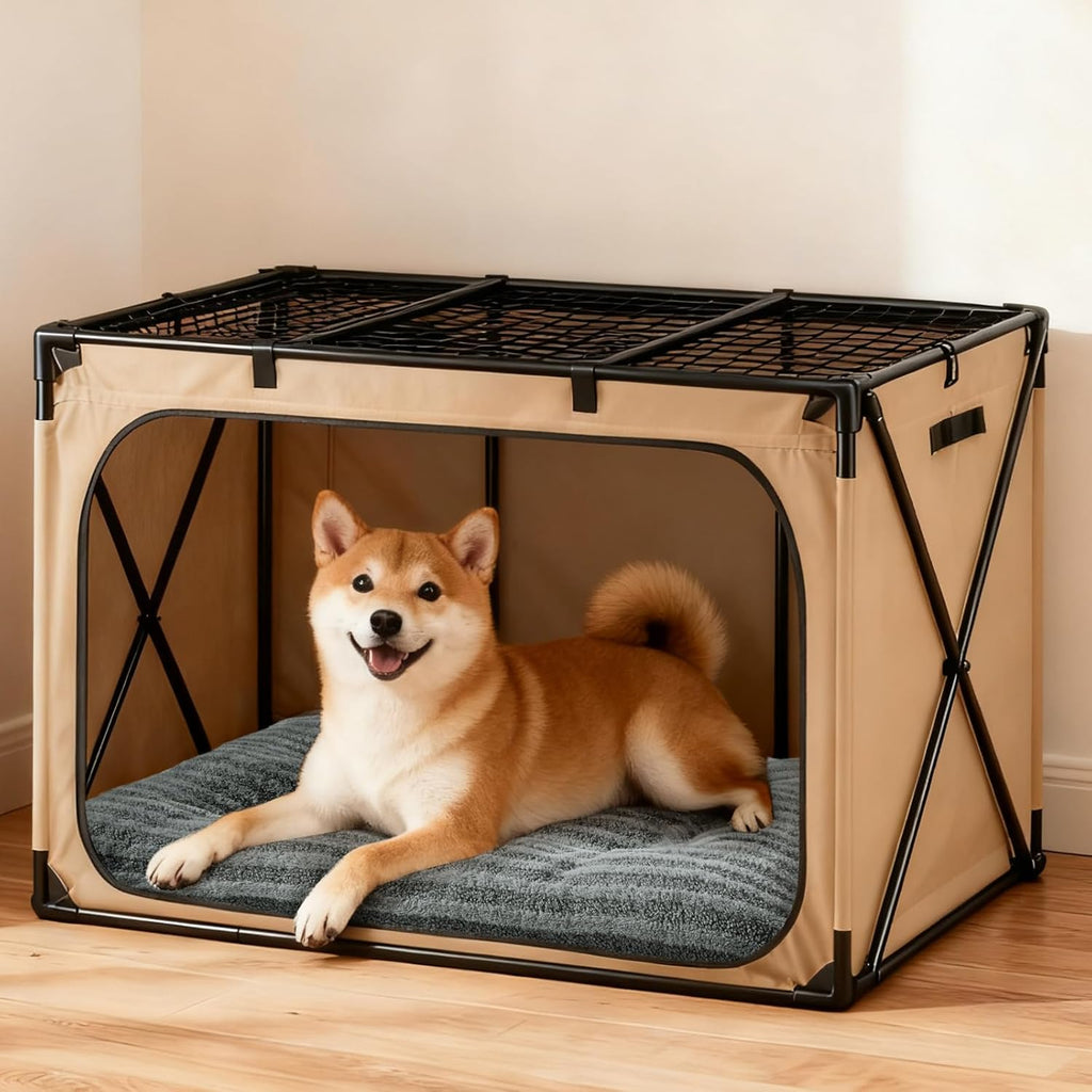 FURTIME Washable XL Dog Bed for Extra Large Dogs, Deluxe Dog Crate Beds