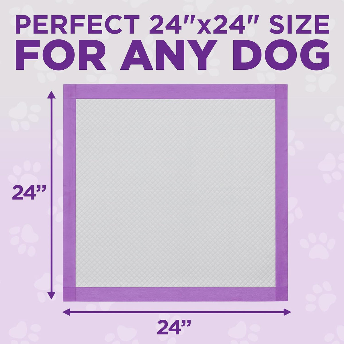 POOPH® Potty Pads™ 24 x 24 in, 25 Count | Disposable 24 x 24 in potty pads with absorbent core and odor control. Includes 25 pads