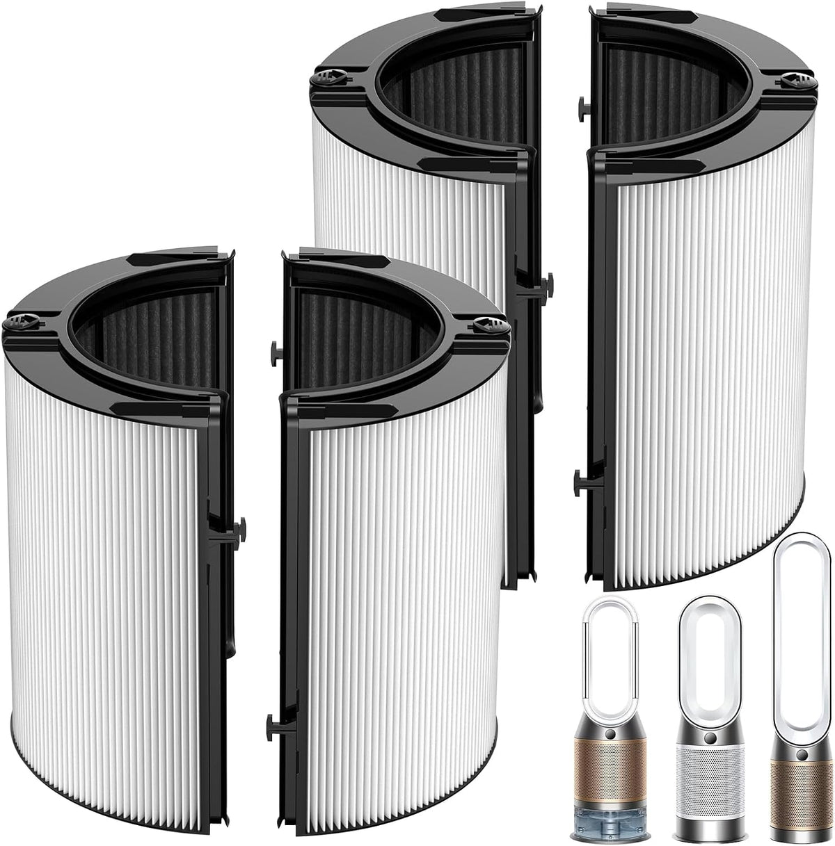 360° Combi Glass Hepa + Carbon Filter for Dyson Air Purifier TP07 TP10 PC1