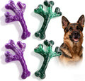 Frienhund 4 Pack (Cactus) Indestructible Tough Dog Toys for Aggressive Chewers: Beef Flavored Chew Bone for Large Dogs 20-90 lbs, Long Lasting & Keep Them Busy