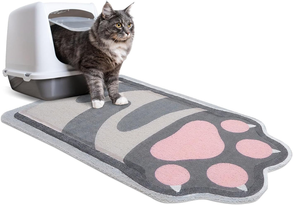 Unicorn Catcher Large Cat Litter Mat, 33.5"x22.4" Litter Trapping Mat