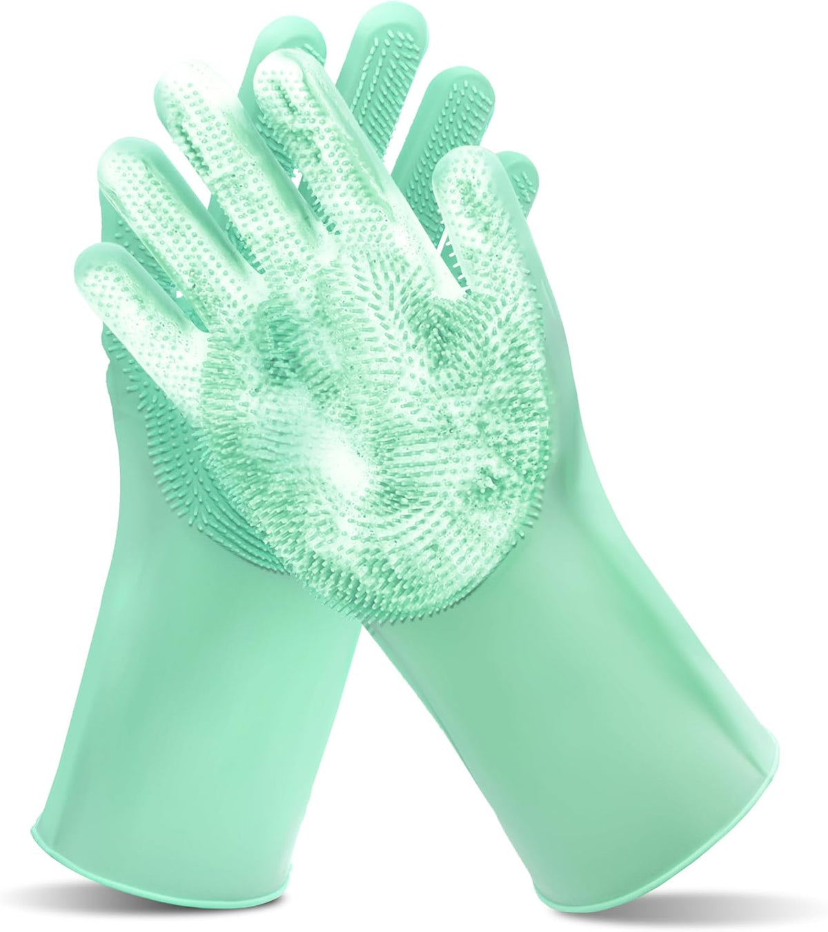 Pet Grooming Gloves—Dog Washing Gloves with High-Density Teeth