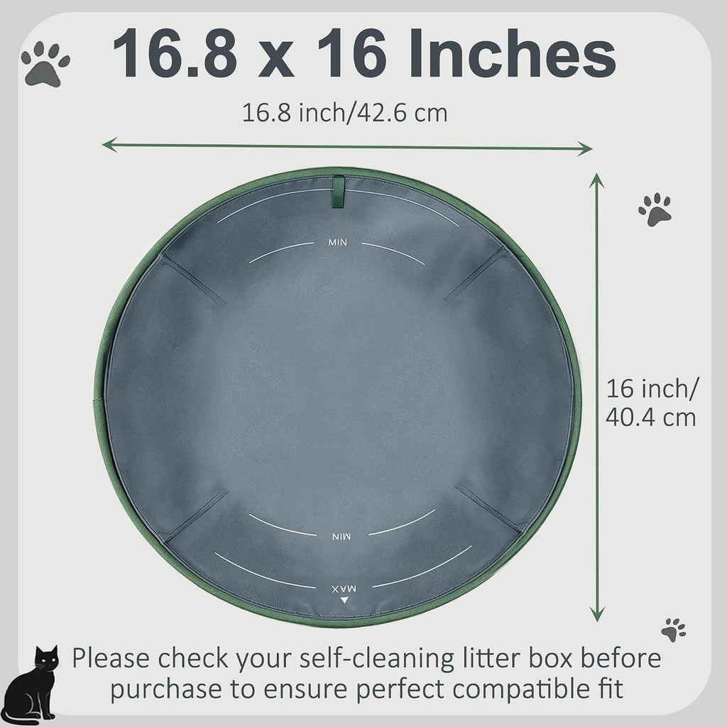NewKe 2 Pack Cat Litter Pads for PETLIBRO Luma Automatic Cat Litter Box