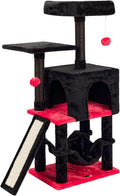 Gothic Cut Cat Tree Cat Tower Condo with Hammock Kittens Scratching Post