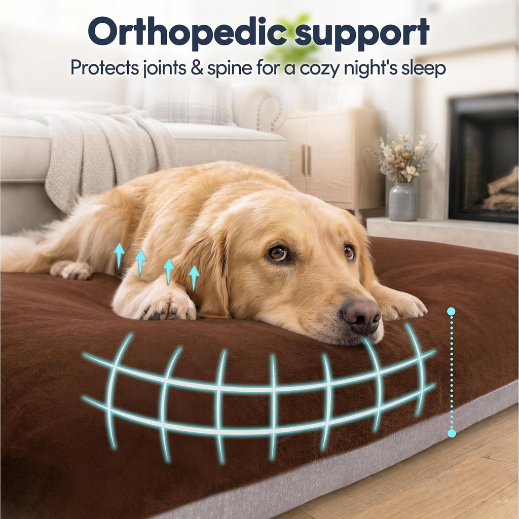 Magic Dog Orthopedic Extra Large Dog Bed 47 Inch, Super Soft XL Pet Bed