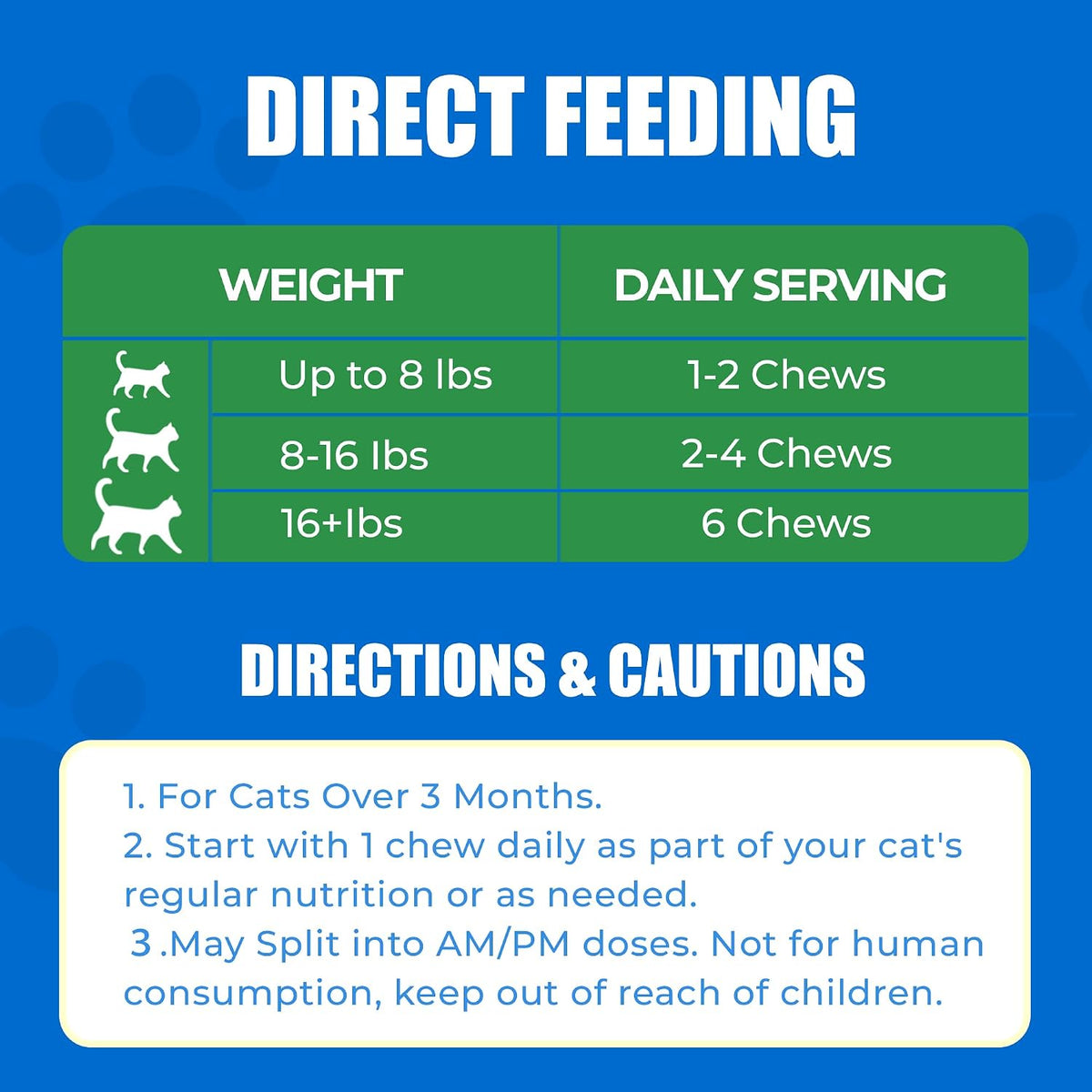 Just Try 300 Bites Cat Probiotic Bites Probiotics for Cats Chicken Flavor Healthy Cat Treats Digestive Support 6.35 oz