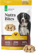 ULTIMATE PET NUTRITION Nutra Bites Freeze-Dried Dog Treats, Chicken Liver