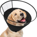 Dog Cone Collar, Clear Soft Cone to Stop Licking, Breathable Mesh