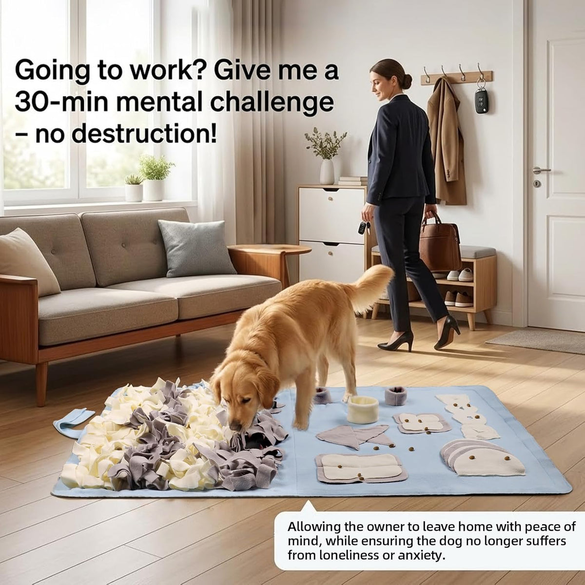 Snuffle Mat for Dogs: Slow Food Interactive Experience