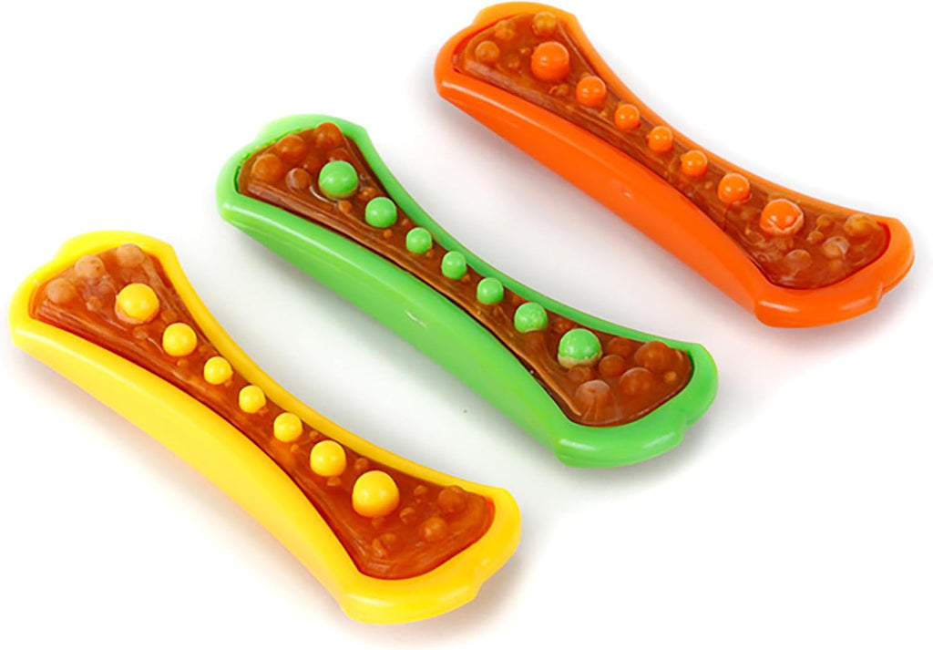 Hartz Chew 'n Clean Dental Duo Dog Treat & Chew Toy, Color Varies, Large, 3 Pack