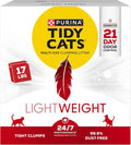 Purina Tidy Cats Lightweight Clumping Multi-Cat Litter, 17 lb Box